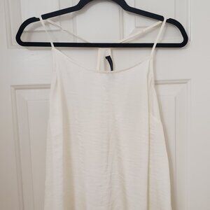 The Limited pearl white tank/ cami top size L